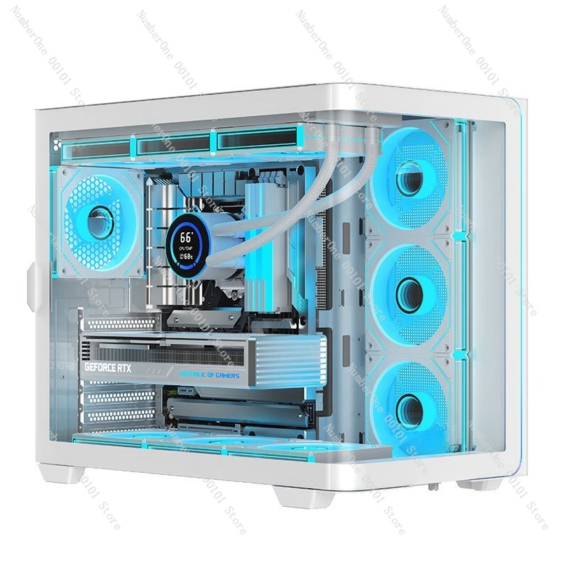 Panoramic Curved Glass Desktop - Atx Case review and price